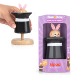 Peekaboo bunny and rattle toy