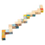 ⁦פאזל נחש קוביית רובוטים⁩ – תמונה ⁦2⁩